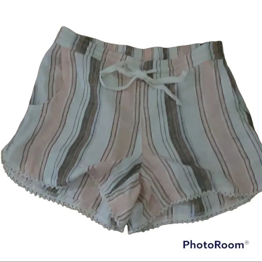 Caslon stripe shorts NWOT 2X